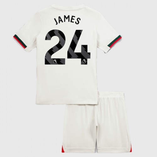Divisa Chelsea James 24 Secondo 2025-26 Maniche Corte - Bambino Divisa Chelsea James 24 Secondo 2025-26 Maniche Corte - Bambino